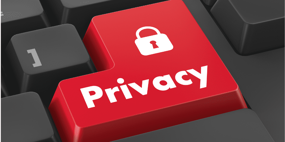 New Jersey Data Privacy Act [NJDPA] What It Means for Marketers, Data Privacy key on computer keyboard