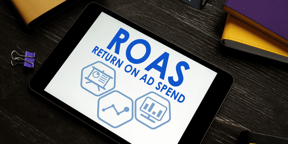 Unlocking the Power of Multi-Channel Marketing for DTC & Retail Brands, image of ROAS on tablet display