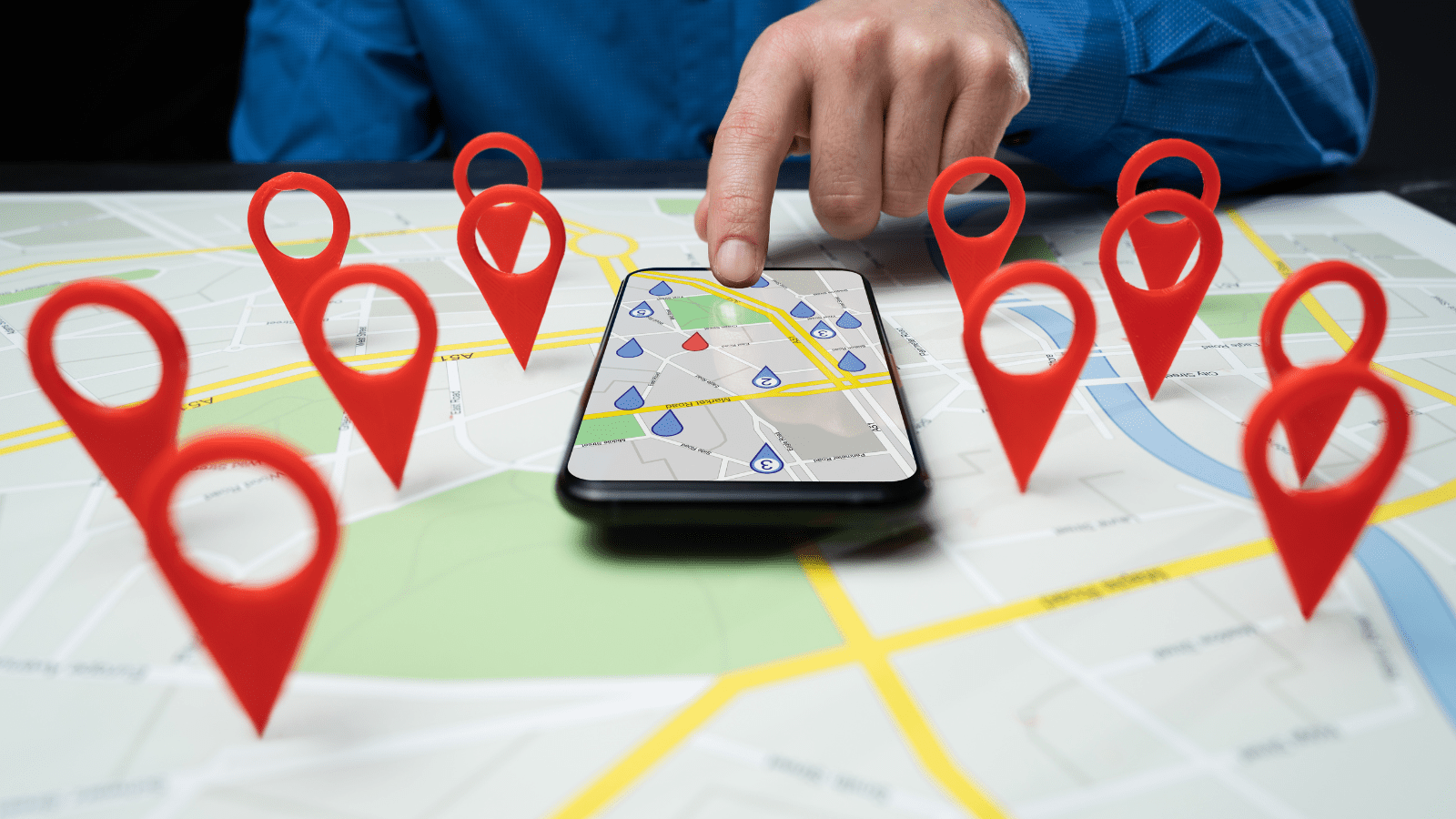 Ultimate Guide to Dominate Local SEO in 2025, person on iphone doing local search